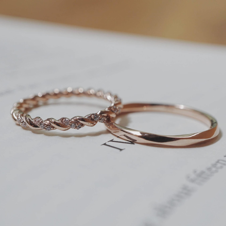 TWIST ROPE ETERNITY & TWIST MATTE RING