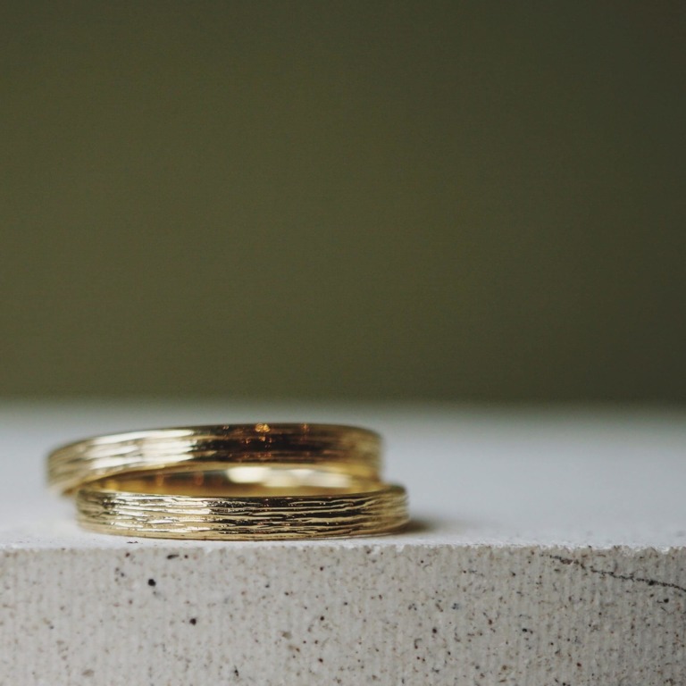 Alternative view of WOOD GRAIN RING - MEN