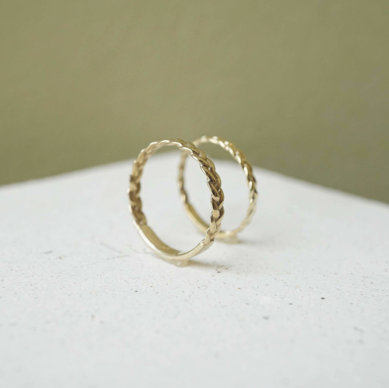 BRAID COUPLE RING