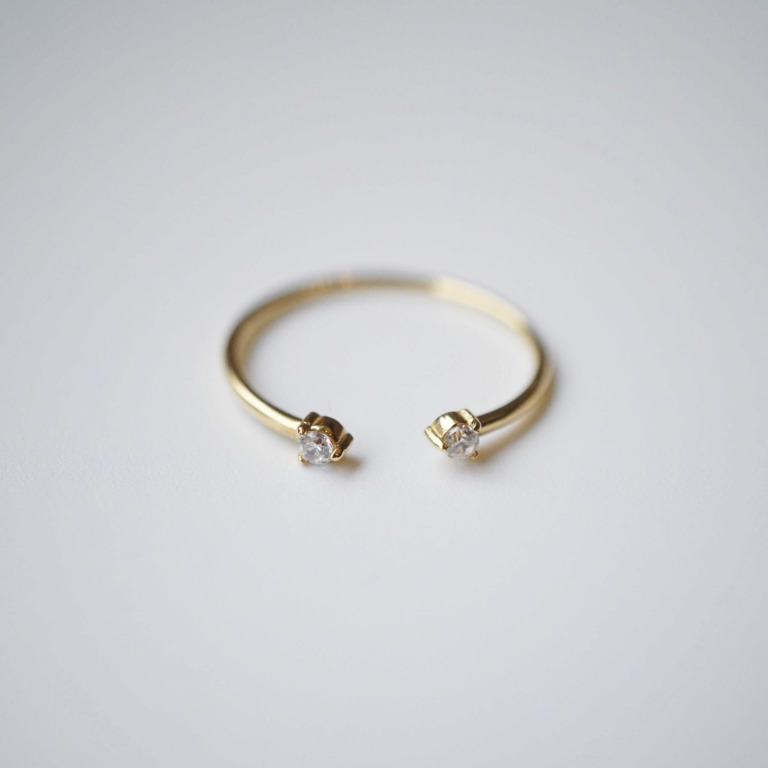 SKINNY RING - OPEN STONE