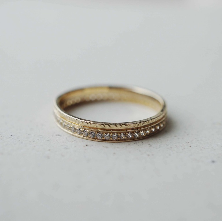 FRINGE PAVE RING
