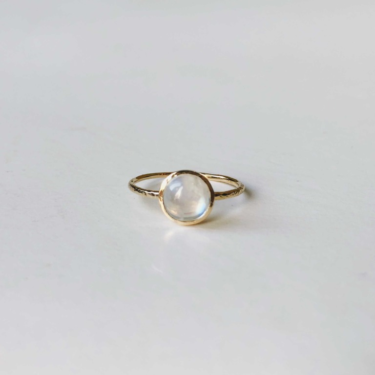 MOONSTONE HAMMER RING