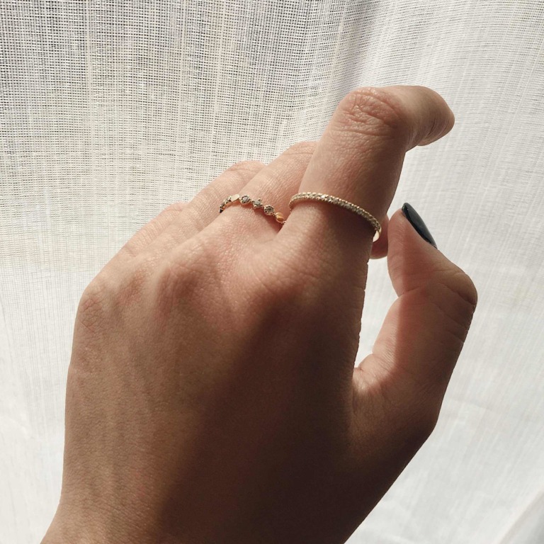 Alternative view of PAVE ETERNITY RING