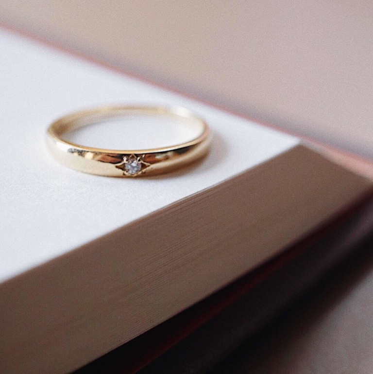 Alternative view of STARDUST BAND RING