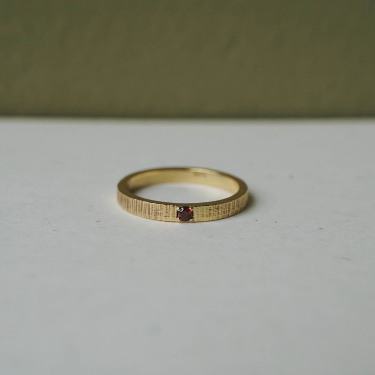 STRIPE BAND RING - 2.5MM