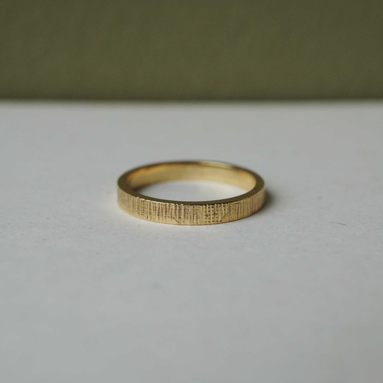 STRIPE BAND RING - 3MM
