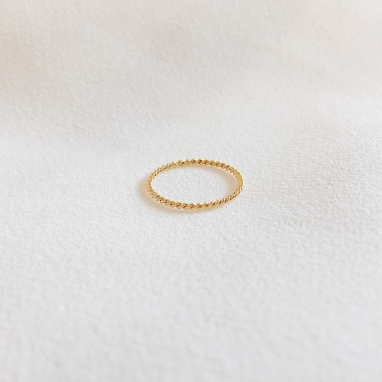 SKINNY RING - TWISTED