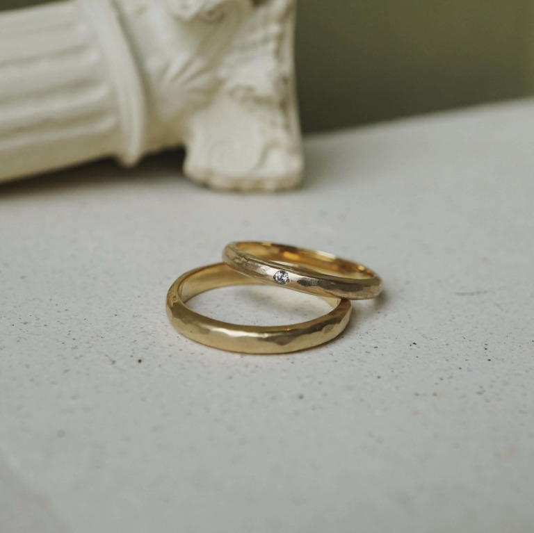 Alternative view of UNO FACET RING - 3MM