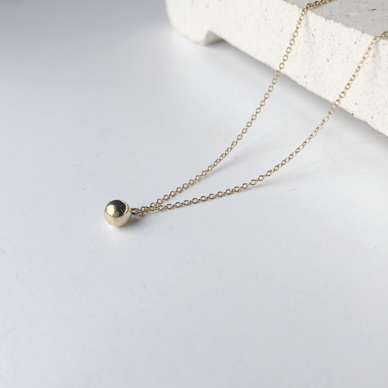 DROP BALL NECKLACE