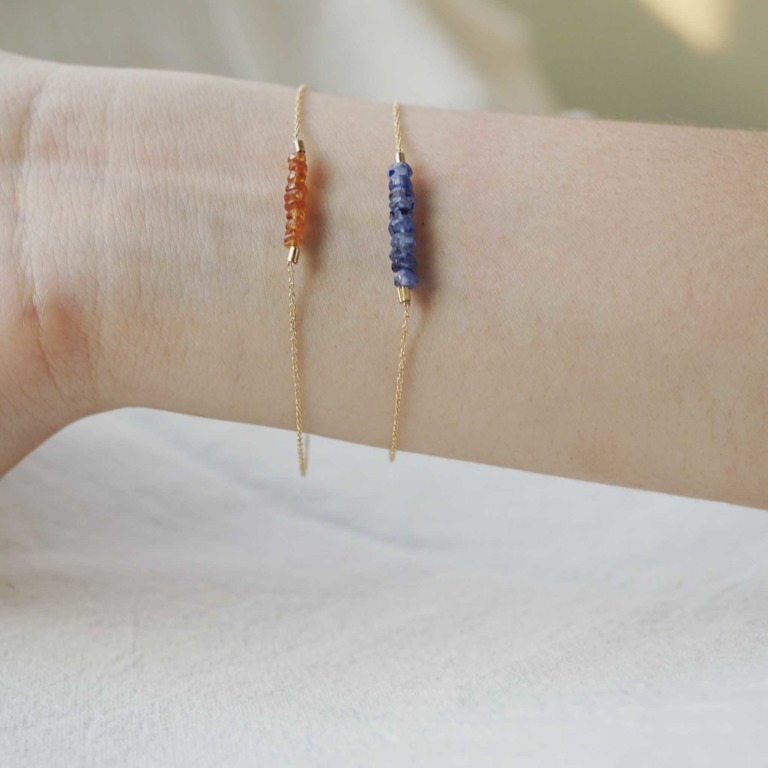 Alternative view of A BLUE SAPPHIRE BRACELET