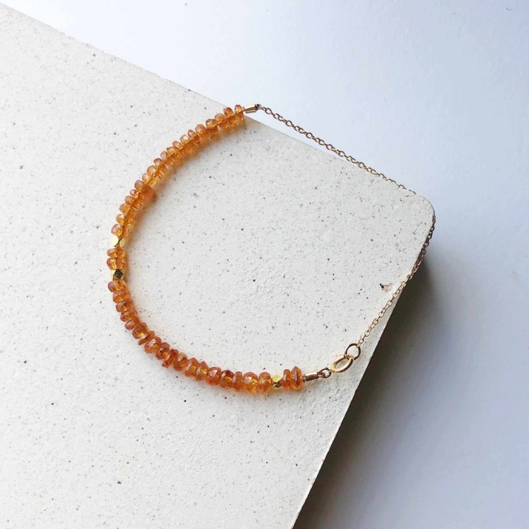 YELLOW SAPPHIRE PLAIN BRACELET
