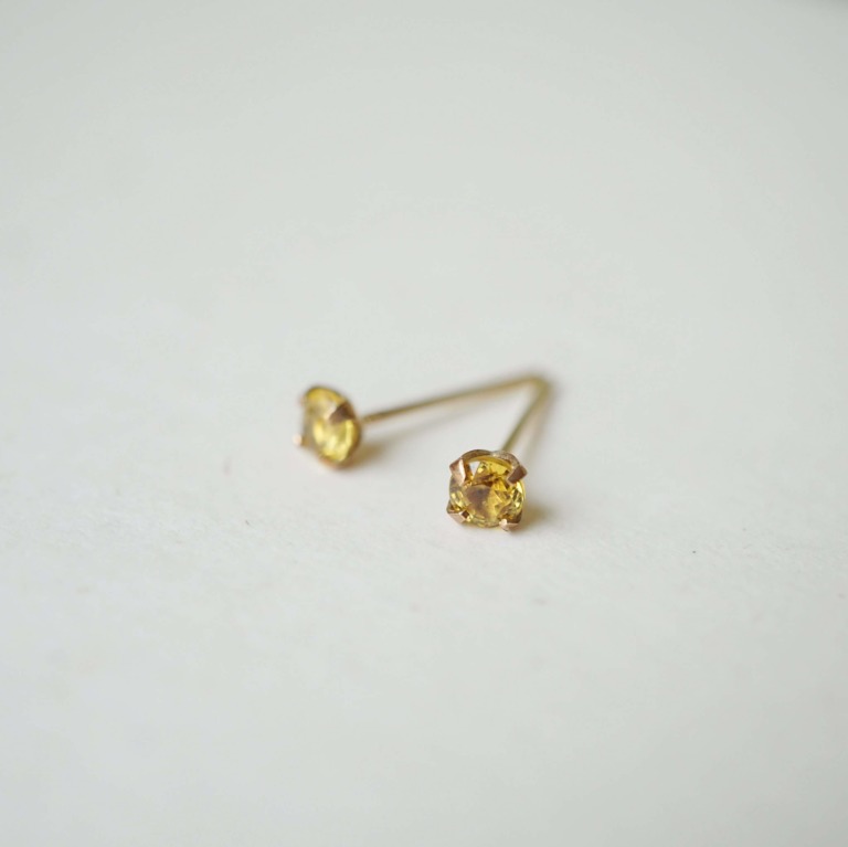 SAPPHIRE STUD EARRINGS