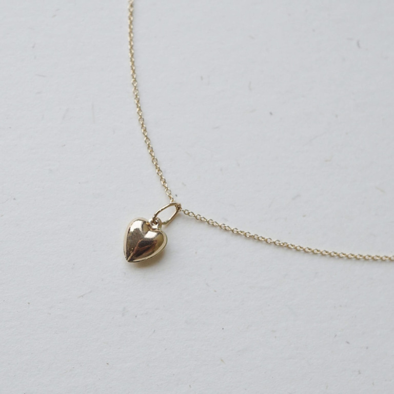 PUFF HEART NECKLACE