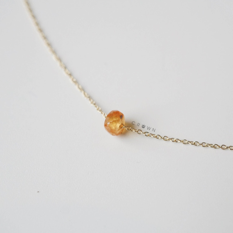 YELLOW SAPPHIRE NECKLACE