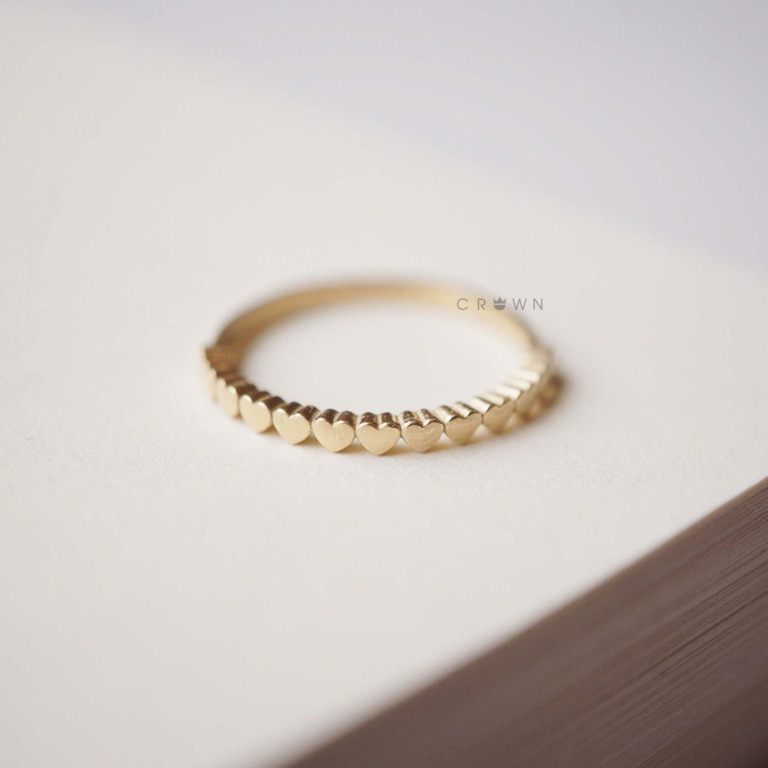 HEART BAND RING