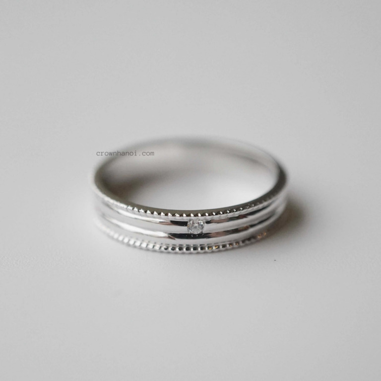 EMPEROR MILGRAIN RING