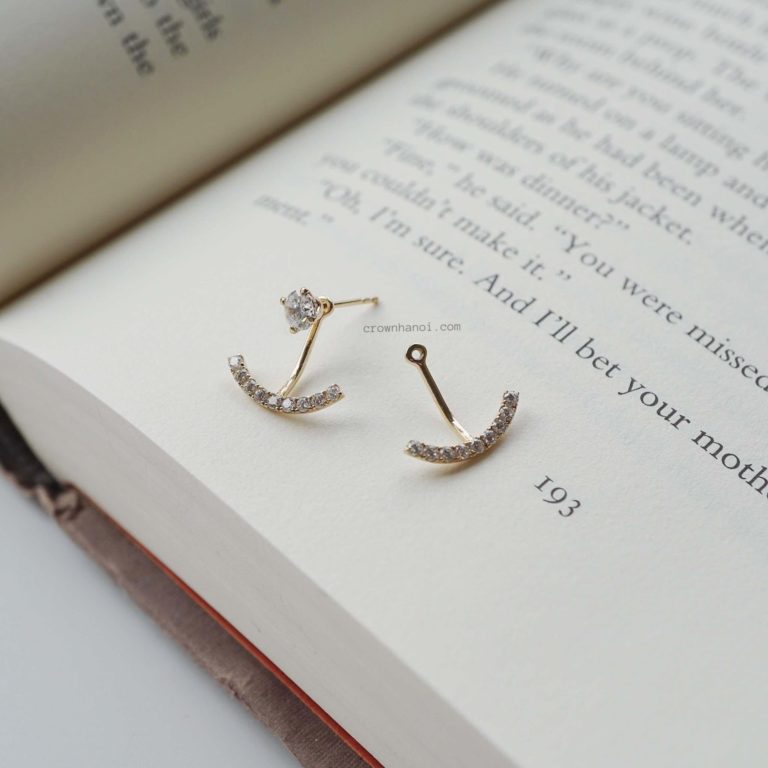 STONE PAVE ETERNITY EAR JACKETS