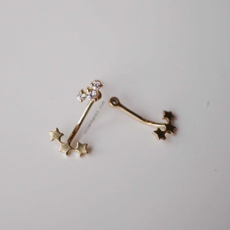 PYRAMID STAR CLIMBER EAR JACKETS