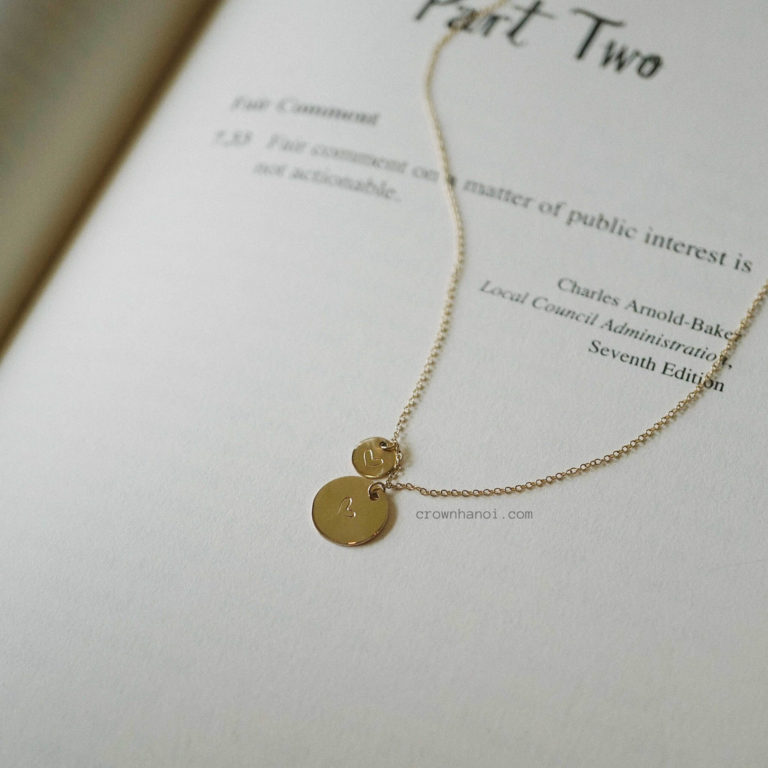DOUBLE DISC NECKLACE