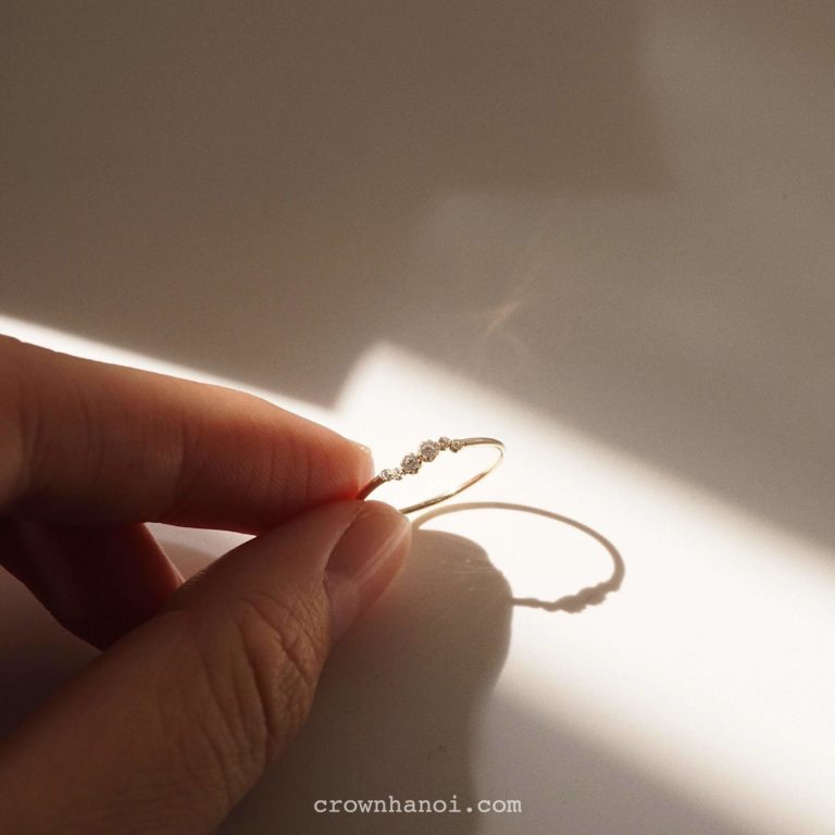 Alternative view of SKINNY RING - MULTI STONE