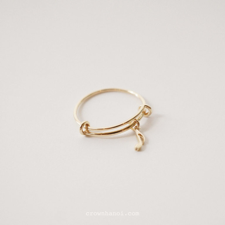 KNOT HANGING RING - MUSIC NOTE