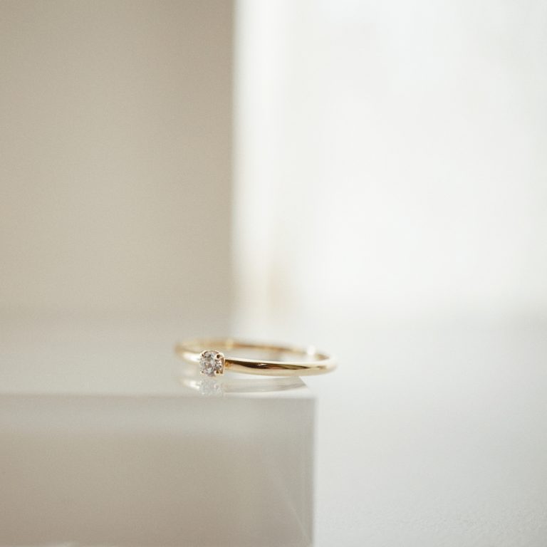 4 PRONG SOLITAIRE RING - 3MM