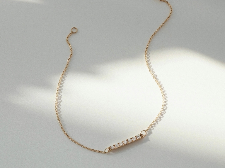 PAVE BAR LINK BRACELET