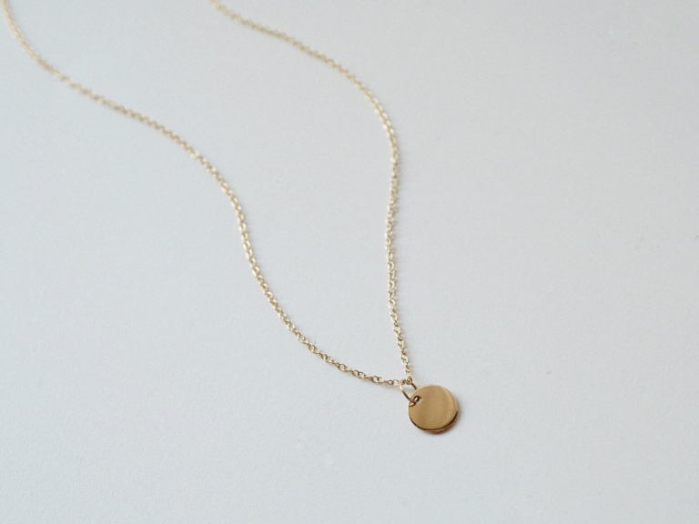 MINI DISC NECKLACE
