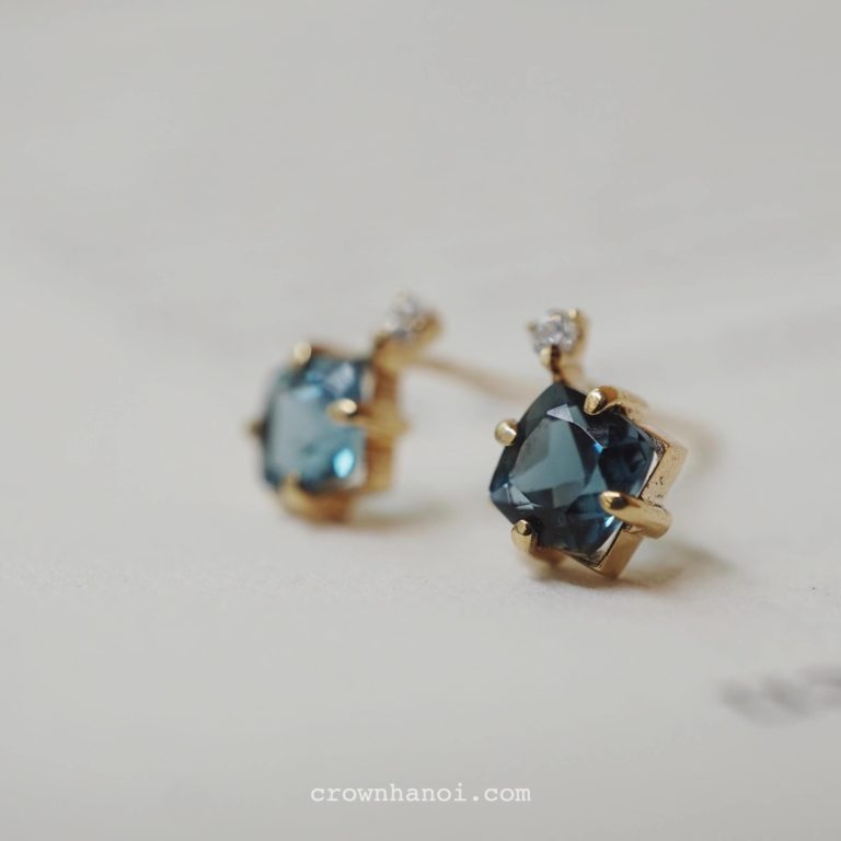 DUO TOPAZ EARRINGS