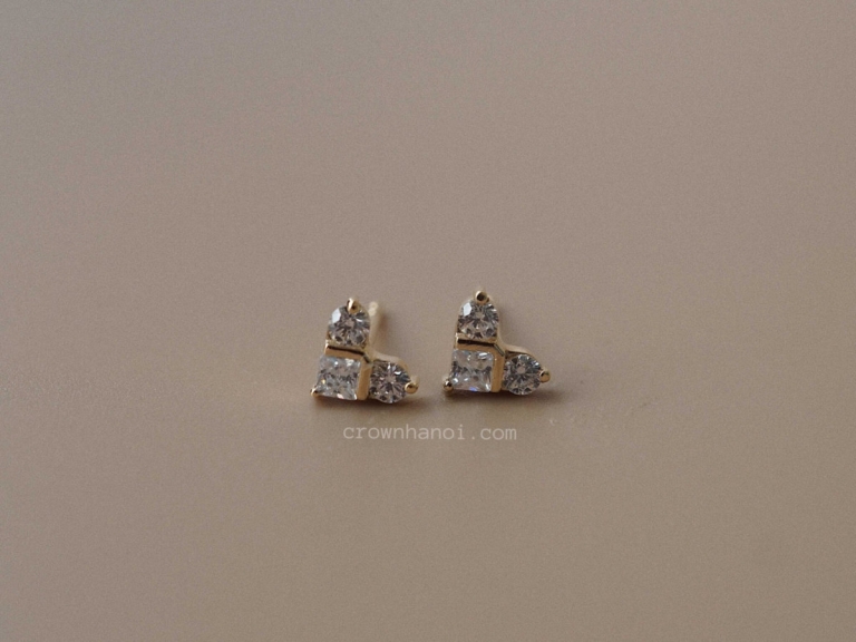 HEART PUZZLE EARRINGS