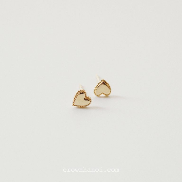 MINI HEART EARRINGS
