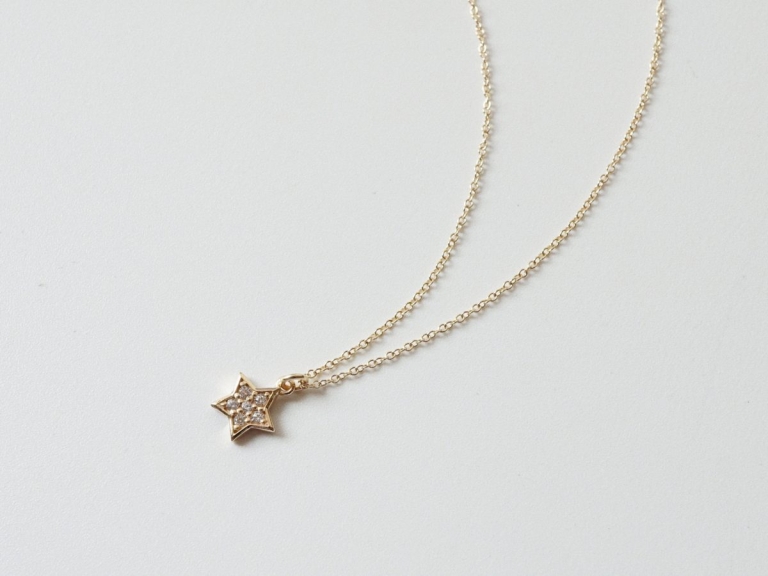 PAVE STAR NECKLACE