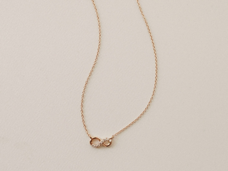 INFINITY PAVE NECKLACE