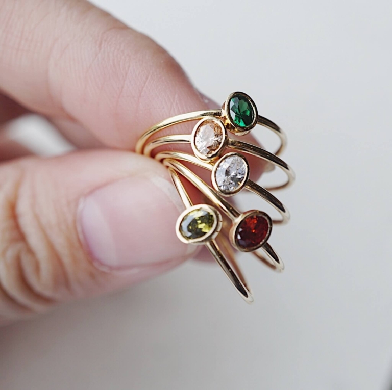 Alternative view of SKINNY RING - OVAL