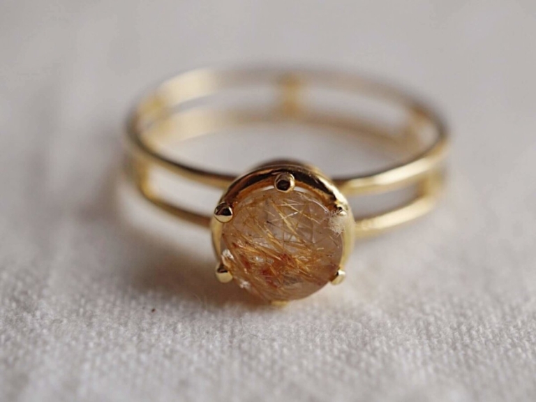 DUO BAND QUARTZ RING