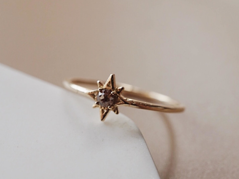 STARDUST RAW DIAMOND RING