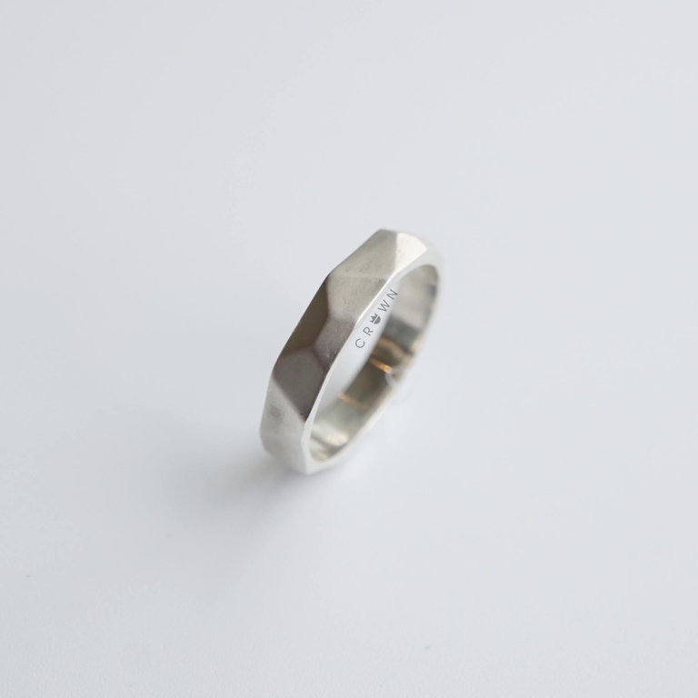 Alternative view of FACET BAND RING