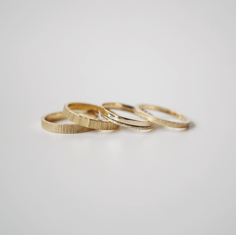 Alternative view of LINE BAND RING