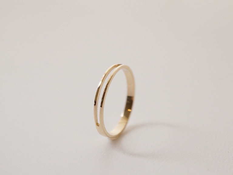 INFINITY PUZZLE RING - 2 LINES