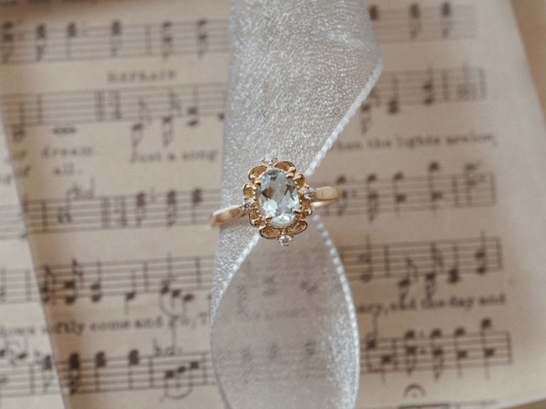 AQUAMARINE GRAND RING