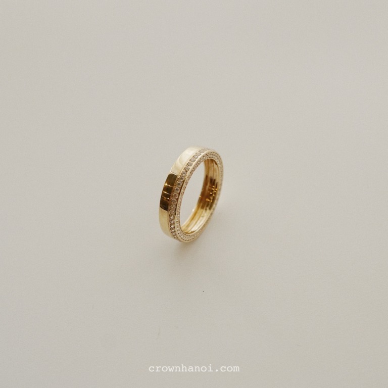 BAND PAVE RING