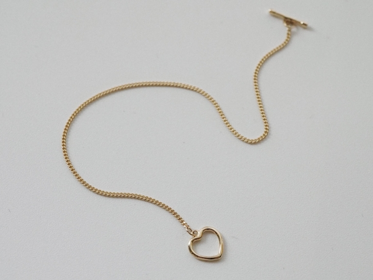 HEART FRAME 2.0 CURB BRACELET
