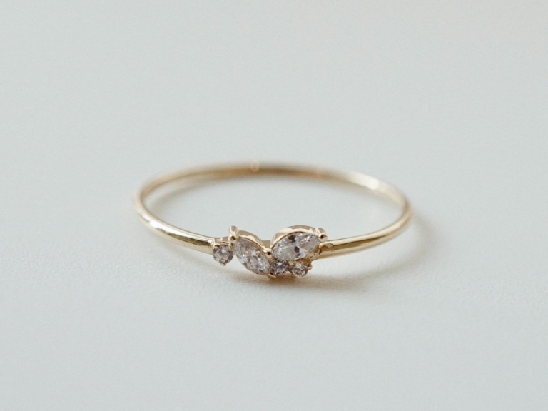 MOSAIC SKINNY RING