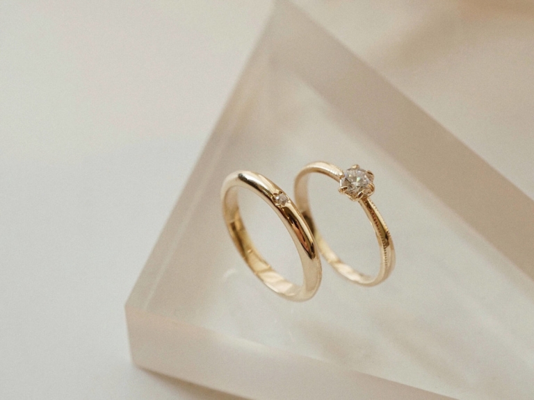 DAISY UNO RING & ROSEBUD RING