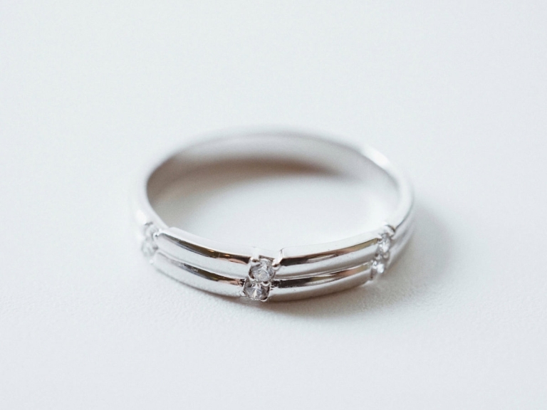 DUO ROW PAVE RING