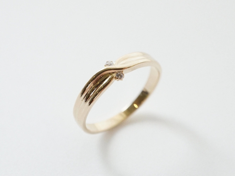 INTERTWINE DUO STONE RING