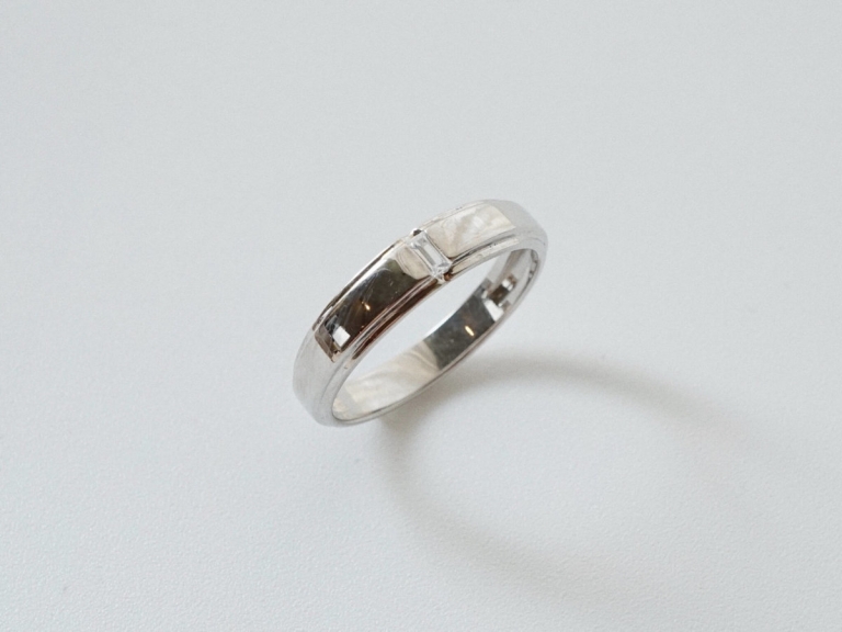 BAGUETTE BAND RING - MAN