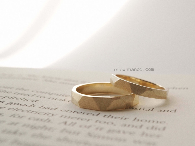 FACET BAND RING 3MM & 4MM