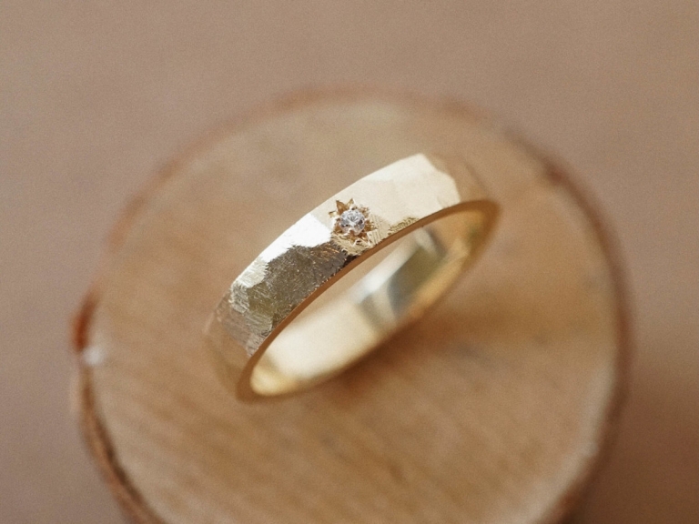 STARDUST FACET RING - 4MM
