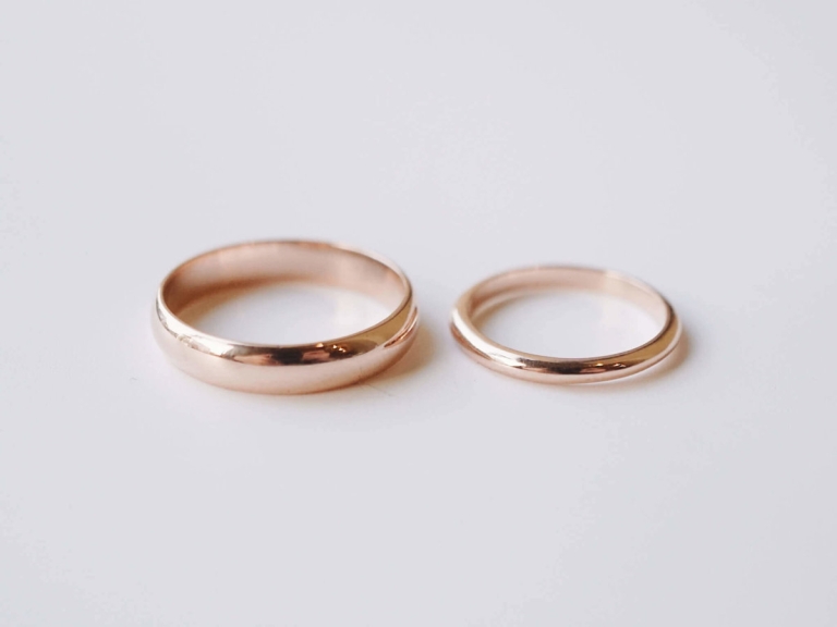 D-SHAPE BAND RING - 2MM & 4MM